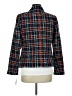 Bar III 100% Polyester Tweed Blue Blazer Size M - photo 2