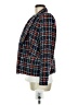 Bar III 100% Polyester Tweed Blue Blazer Size M - photo 5