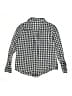 Maison Jules 100% Cotton Checkered-gingham Blue Long Sleeve Button-Down Shirt Size L (youth) - photo 2
