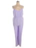 Bar III 100% Polyester Solid Purple Jumpsuit Size XL - photo 1