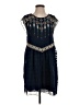 One September 100% Polyester Blue Cocktail Dress Size S - photo 1