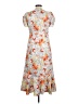 Cinq à Sept 100% Polyester Floral Orange Casual Dress Size 10 - photo 2