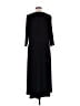 Chico's Solid Black Casual Dress Size Med (1) - photo 2