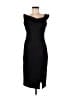 Black Halo Solid Black Cocktail Dress Size 6 - photo 1
