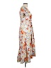 Cinq à Sept 100% Polyester Floral Orange Casual Dress Size 10 - photo 4