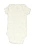 Carter's Solid Ivory Gray Short Sleeve Onesie Size Newborn - photo 2