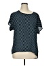 Pleione 100% Polyester Blue Short Sleeve Blouse Size XL - photo 1