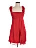 BCBGMAXAZRIA 100% Silk Solid Red Cocktail Dress Size 6 - photo 1