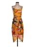Cooper St 100% Polyester Tropical Orange Cocktail Dress Size 4 - photo 1