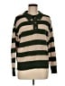 Heartloom 100% Cotton Stripes Green Pullover Sweater Size M - photo 1