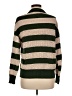 Heartloom 100% Cotton Stripes Green Pullover Sweater Size M - photo 2