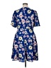 Eliza J Floral Blue Casual Dress Size 16 - photo 2