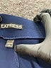 Express Solid Blue Casual Pants Size S - photo 7