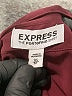Express 100% Polyester Burgundy Long Sleeve Blouse Size XS - photo 7