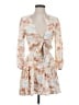 L Space 100% Rayon Floral Ivory Cocktail Dress Size S - photo 1