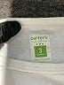 Carter's Ivory Long Sleeve Onesie 0-3 MO / 3 MO - photo 3