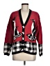 Rebecca Thomas Plaid Red Cardigan Size M - photo 1