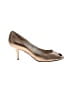 Nine West Gold Heels Size 8 - photo 1