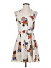Forever 21 100% Polyester Floral Ivory Casual Dress Size S - photo 1