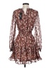 Lulus 100% Polyester Paisley Brown Cocktail Dress Size XS - photo 2