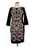 Nine West Graphic Black Cocktail Dress Size XL - photo 1