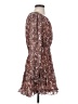 Lulus 100% Polyester Paisley Brown Cocktail Dress Size XS - photo 4