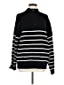 Lillusory Stripes Black Turtleneck Sweater Size M - photo 1