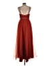 Azazie Orange Red Cocktail Dress Size 10 - photo 2