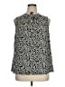 Liz Claiborne Black Sleeveless Blouse Size 1X - photo 1