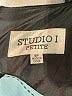 Studio 1 100% Polyester Color Block Teal Cocktail Dress Size 6 Petite - photo 7