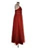 Azazie Orange Red Cocktail Dress Size 10 - photo 4