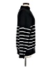 Lillusory Stripes Black Turtleneck Sweater Size M - photo 4