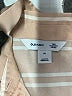 Old Navy 100% Polyester Stripes Tan Long Sleeve Blouse Size M - photo 7