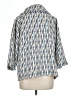 Zenergy by Chico's Chevron-herringbone Blue Raincoat Size Lg (2) - photo 2