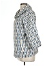 Zenergy by Chico's Chevron-herringbone Blue Raincoat Size Lg (2) - photo 5