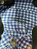 Vineyard Vines Performance Checkered-gingham Blue Long Sleeve Button-Down Shirt Size 7 - photo 3