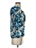 a.n.a. A New Approach 100% Polyester Blue 3/4 Sleeve Blouse Size S - photo 4