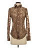 J.Crew 365 Brown Long Sleeve Blouse Size 2 - photo 1