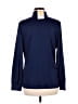 Debenhams 100% Polyester Solid Blue Long Sleeve Blouse Size EU 40 / US 10 - photo 2
