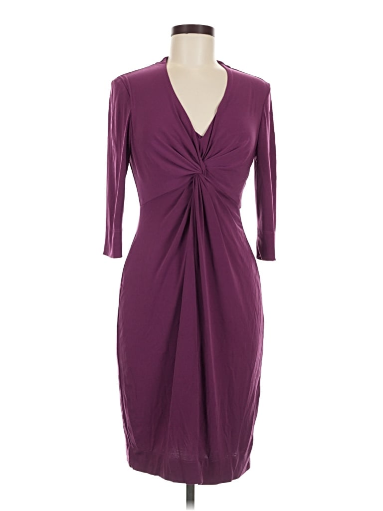 Pre-owned Donna Ricco Cocktail Dress In Purple
