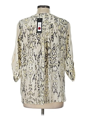 Waverly Grey 3/4 Sleeve Blouse (view 2)