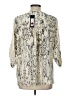 Waverly Grey Ivory 3/4 Sleeve Blouse Size L - photo 2