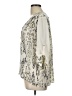 Waverly Grey Ivory 3/4 Sleeve Blouse Size L - photo 5