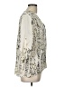 Waverly Grey Ivory 3/4 Sleeve Blouse Size L - photo 4