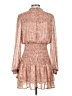 Aqua Tweed Brown Cocktail Dress Size M - photo 2