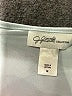 Jaclyn Smith Silver Short Sleeve Blouse Size M - photo 7
