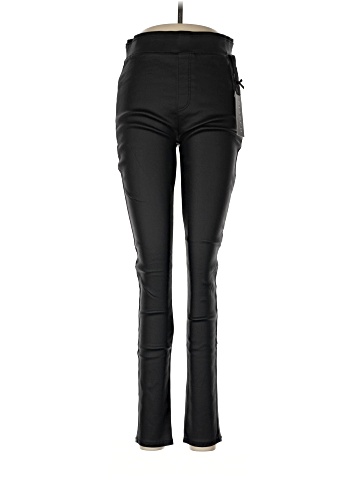 Bianco Faux Leather Pants (view 1)
