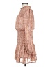 Aqua Tweed Brown Cocktail Dress Size M - photo 5
