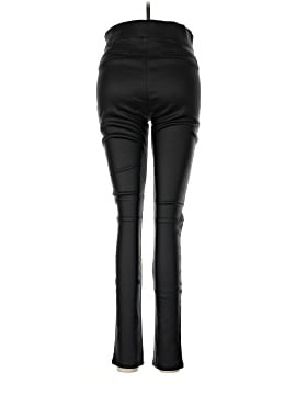 Bianco Faux Leather Pants (view 2)