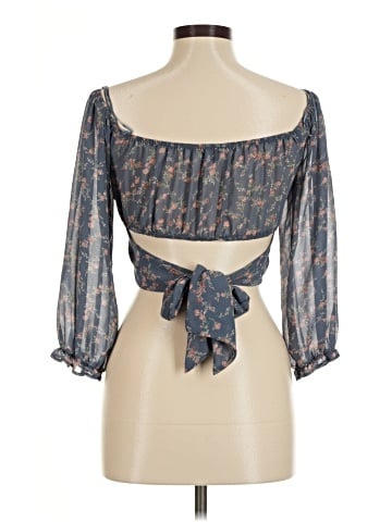 Papaya 3/4 Sleeve Blouse (view 2)